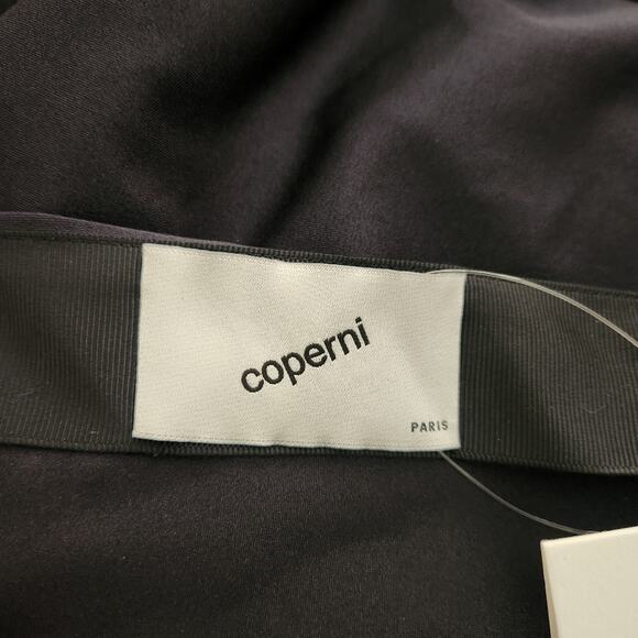 Coperni Rose Detail Bustier Mini Dress in Black Size Medium NWT Sold Out Revolve - Picture 11 of 15